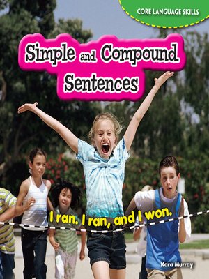 cover image of Simple and Compound Sentences